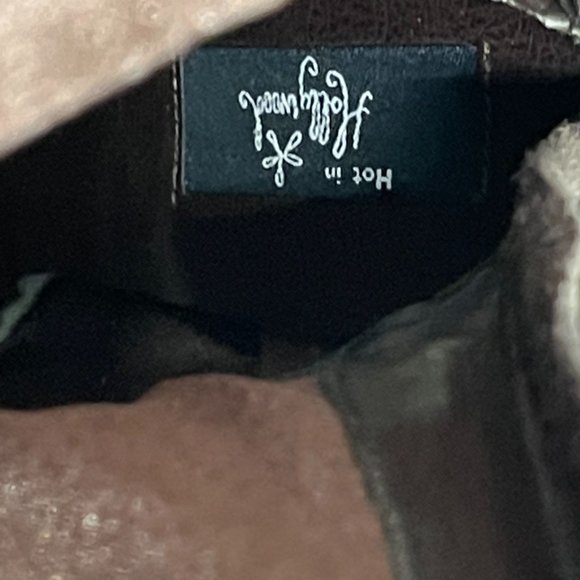 Hot in Hollywood Brown Suede and Clear Knee High Boots 7 - Picture 6 of 6